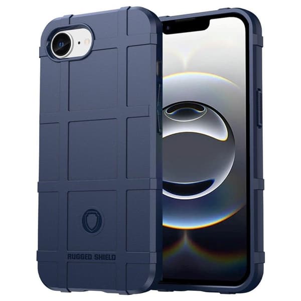 Rugged Shield kuori Apple iPhone 16e - Sininen