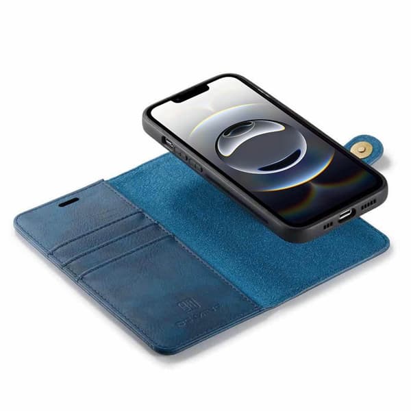 Lompakkokotelo DG-Ming 2i1 Apple iPhone 16e - Sininen