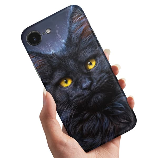 iPhone 16e - Cover/Mobilcover Sort Kat