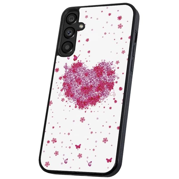 Samsung Galaxy S25 Plus - Deksel/Mobildeksel Blomsterhjerte