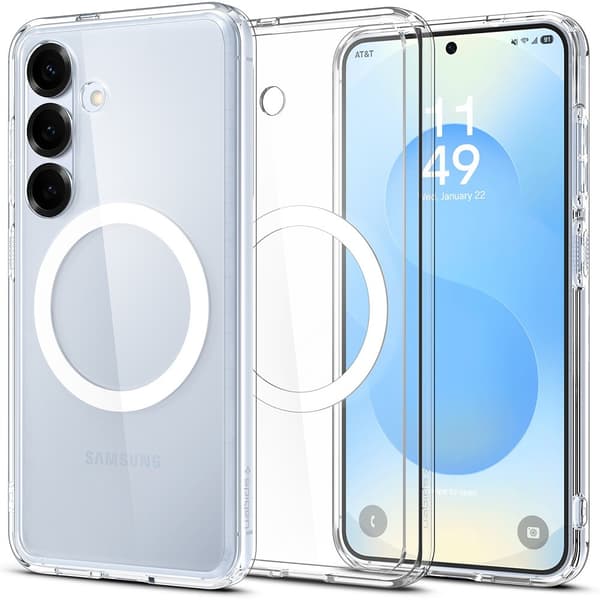 Spigen Samsung Galaxy S25 Plus Cover Ultra Hybrid MagFit Clear White