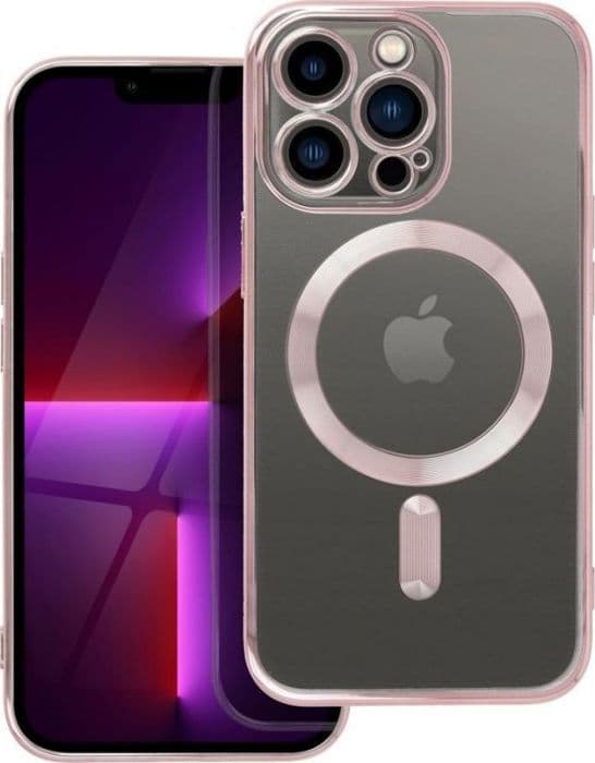 Coque telefon - bumper telefon Oem Coque ELECTRO MAG COVER kompatibel med MagSafe för IPHONE 13 Pro or rosa