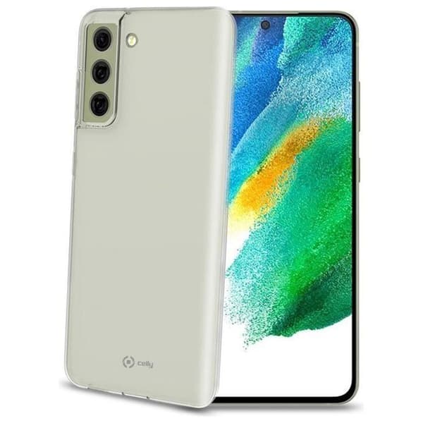 Coque - CELLY - Samsung S21 FE - Transparent - Mjuk - Stötbeständig skydd