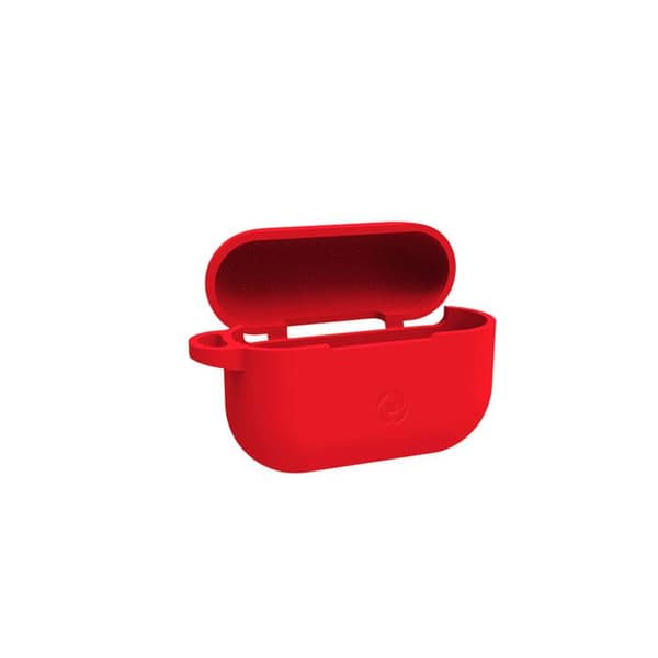 Silicone Case - AIRCASE - AirPods Pro - Röd - Soft-touch - Stötskydd