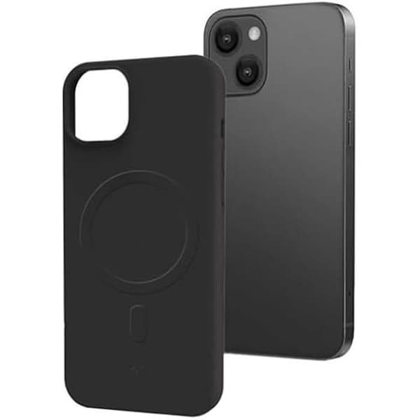 Hårdskal Celly CROMOMAG iPhone 15 Plus BK - Svart - Syntetisk - Flik
