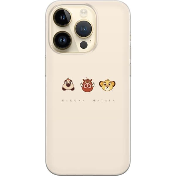 Apple iPhone 14 Pro Genomskinligt Skal Hakuna matata
