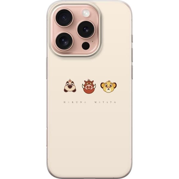 Apple iPhone 16 Pro Gennemsigtig cover Hakuna matata