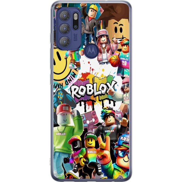 Motorola Moto G60S Läpinäkyvä kuori Roblox