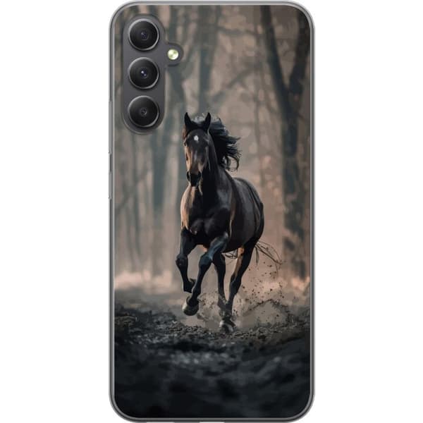 Samsung Galaxy A16 5G Genomskinligt Skal Running horse