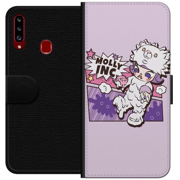 Samsung Galaxy A20s Lompakkokotelo POP MART Molly