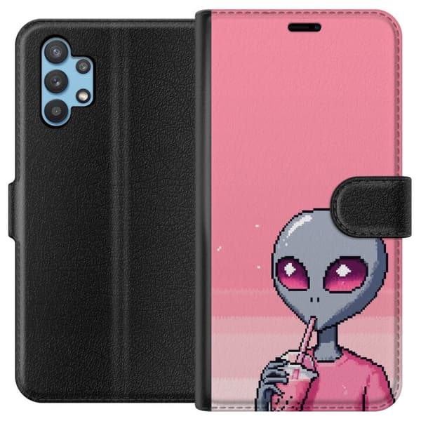 Samsung Galaxy A32 5G Tegnebogsetui Alien Smoothie