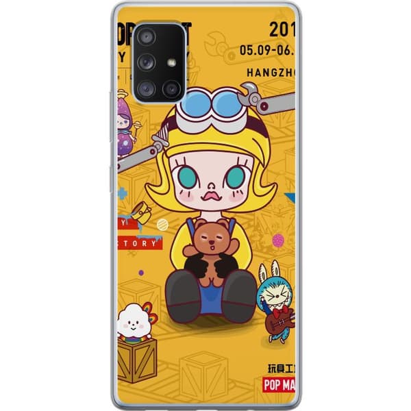 Samsung Galaxy A71 5G Gennemsigtig cover Legetøjsfabrik Pop Mart