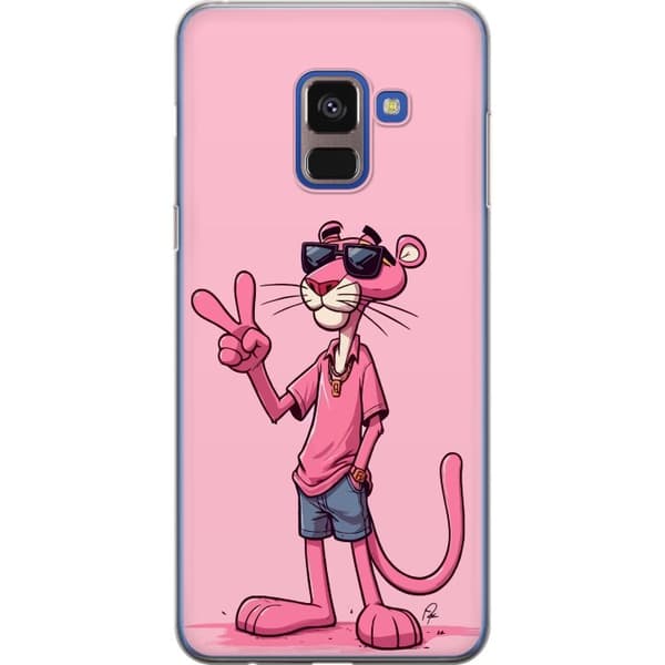 Samsung Galaxy A8 (2018) Gjennomsiktig deksel Pink Panter Peace