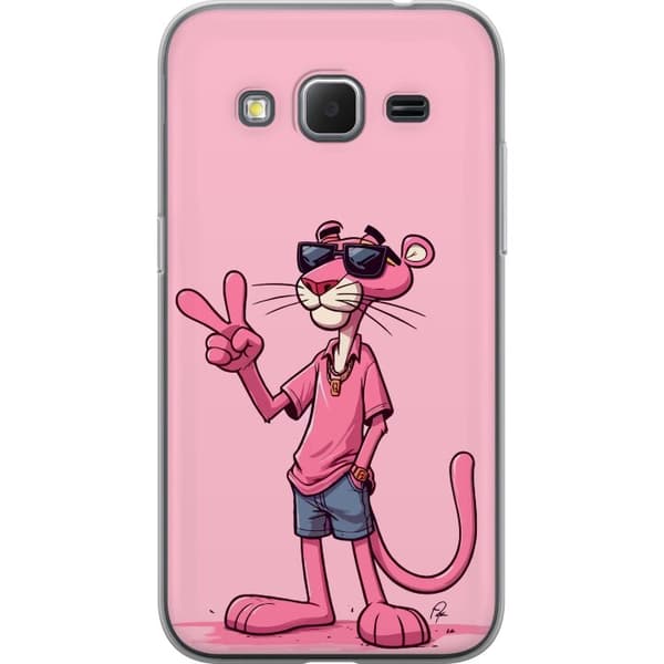 Samsung Galaxy Core Prime Gjennomsiktig deksel Pink Panter Peace