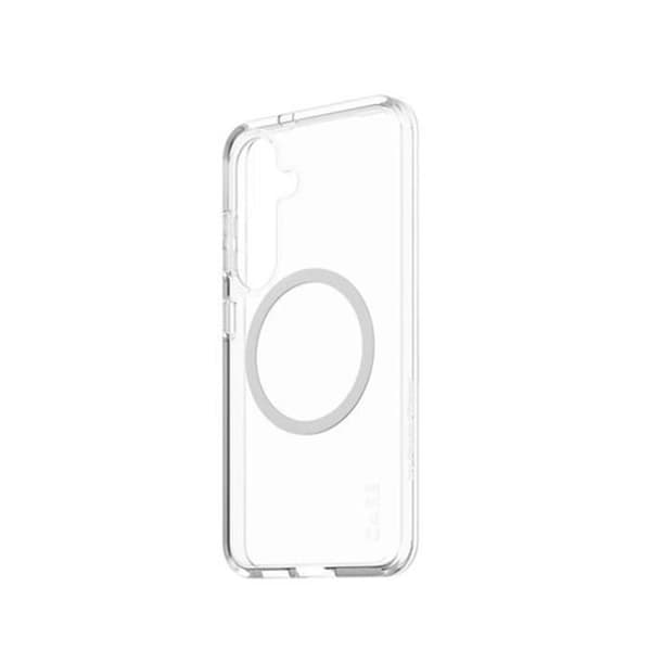 Skyddshölje för Galaxy S25 Kompatibel med Qi Antigulning Panzer Glass Transparent