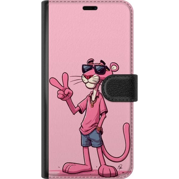 Apple iPhone 13 mini Lompakkokotelo Pink Panter Peace