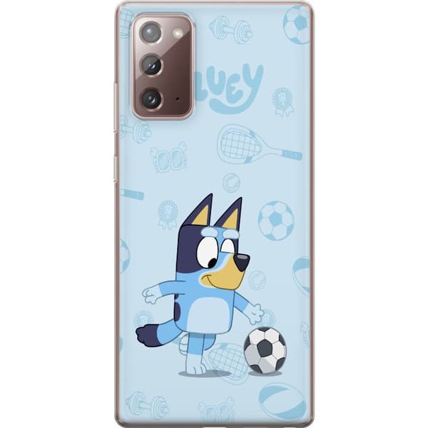 Samsung Galaxy Note20 Genomskinligt Skal Bluey