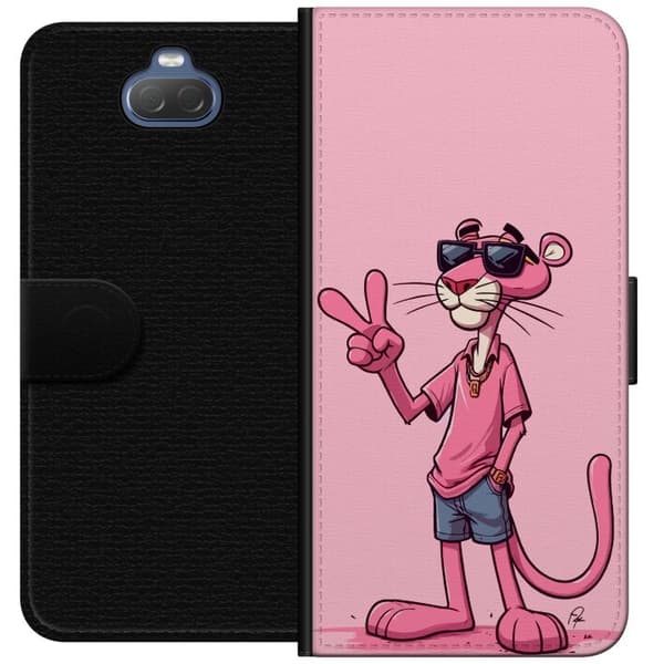 Sony Xperia 10 Lompakkokotelo Pink Panter Peace
