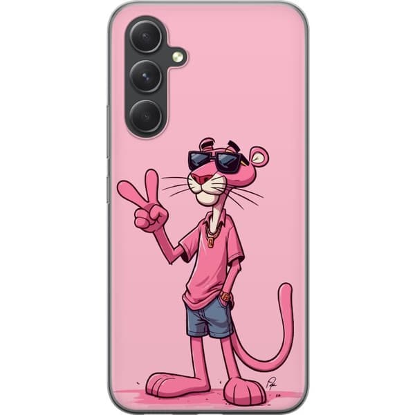 Samsung Galaxy S24 Läpinäkyvä kuori Pink Panter Peace