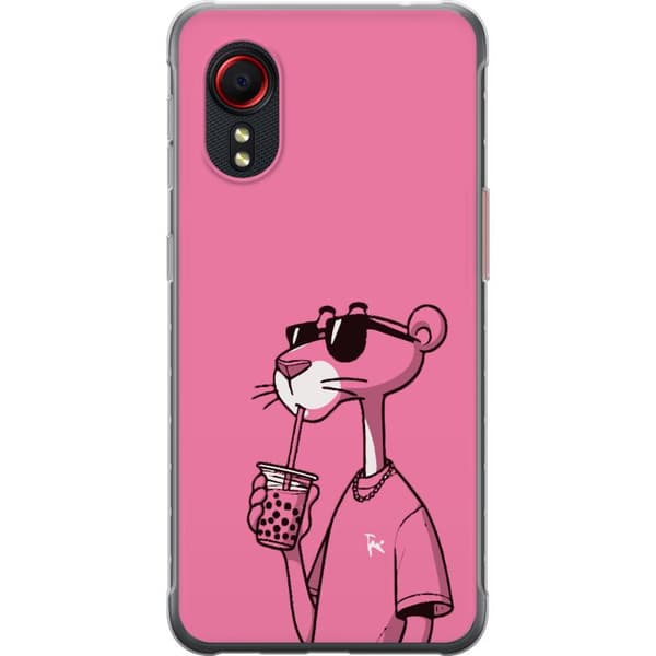 Samsung Galaxy Xcover 5 Gennemsigtig cover Pink Panther Drink