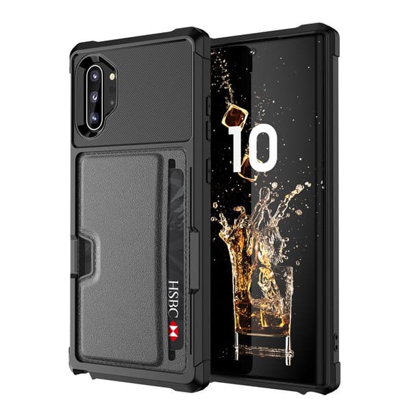 INF Beskyttende Samsung S10-deksel med kortholder