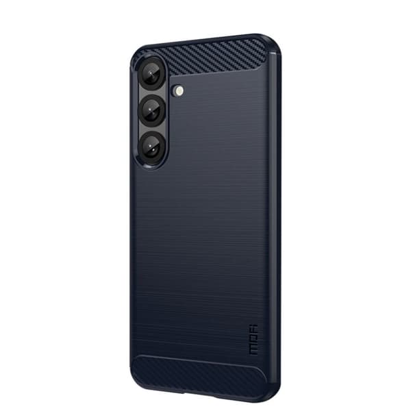 MOFI Samsung Galaxy S25 Plus Kolfiber Skal - Blå