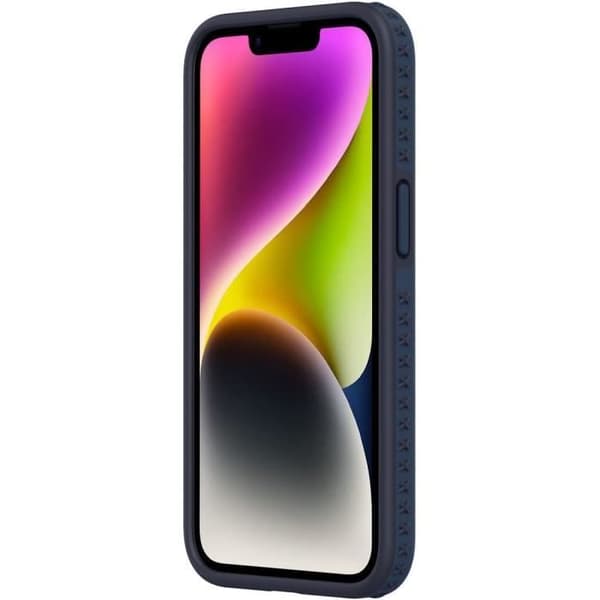 Incipio Grip Series Multidirektionell Grepp Telefonfodral för iPhone 14, Midnatt marinblå bläckfisk blå