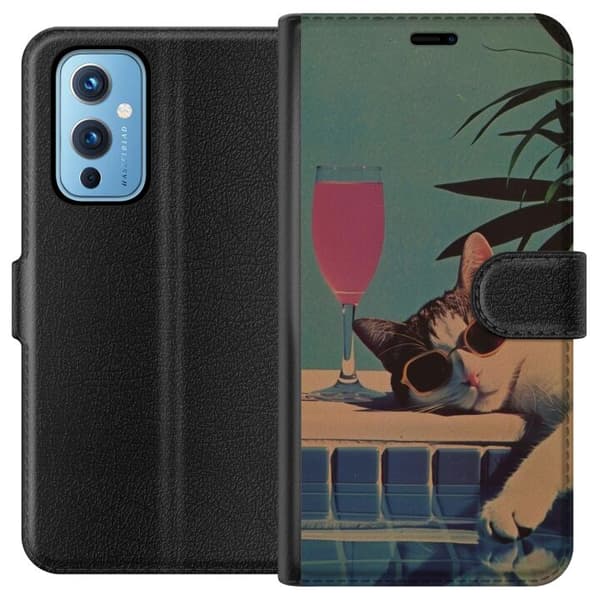 OnePlus 9 Tegnebogsetui Kat ferie