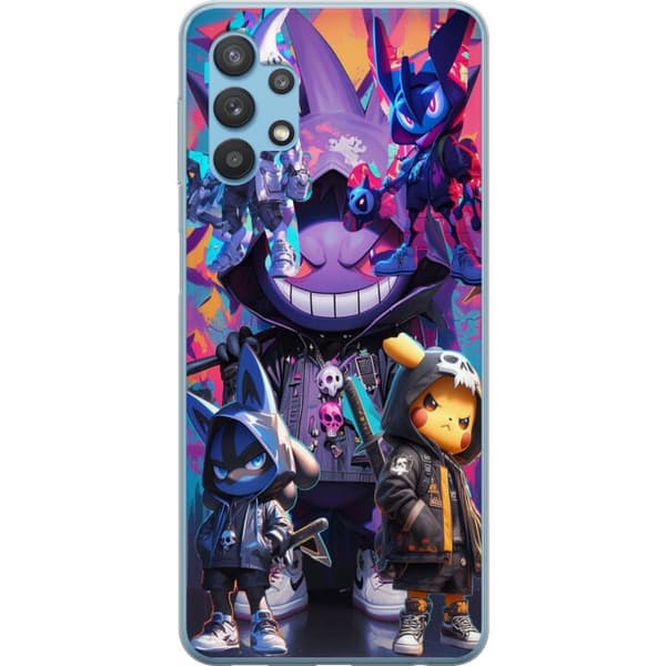 Samsung Galaxy A32 5G Genomskinligt Skal Pokemon