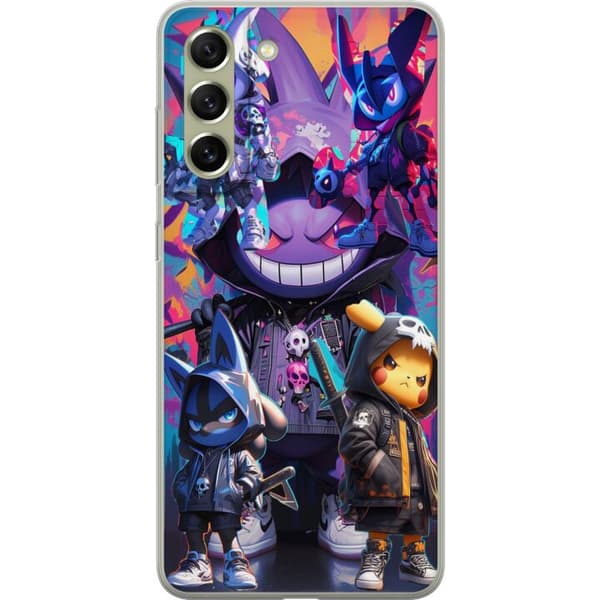 Samsung Galaxy S21 FE 5G Läpinäkyvä kuori Pokemon