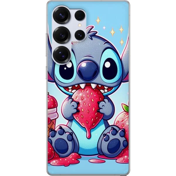 Samsung Galaxy S25 Ultra Gjennomsiktig deksel  Stitch jordbær