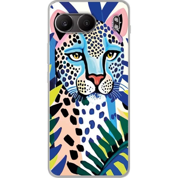 OnePlus Nord 4 Gjennomsiktig deksel Levende Leopard