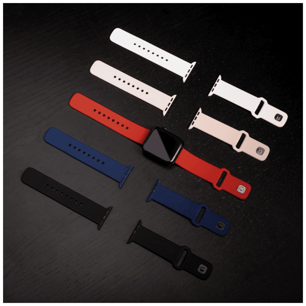 Fixed Apple Watch 38/40/41/42mm Ranneke Silicone Sporty Strap Sininen