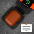 Miniatyrbilde 6 av 9: Fixed AirPods Pro 2 Deksel PodsLeather MagSafe Brun