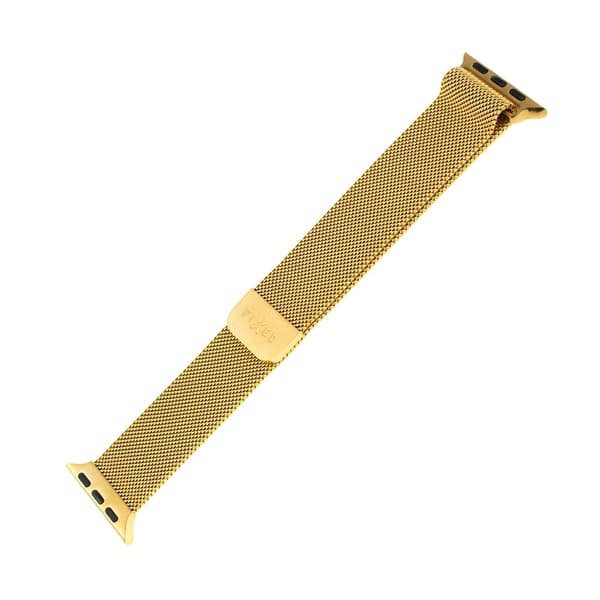 Fixed Apple Watch 38/40/41/42mm Armband Mesh Strap Guld