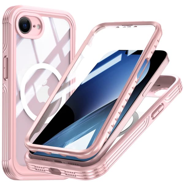 INF Skyddande iPhone 16E-skal med magnetisk trådlös laddning