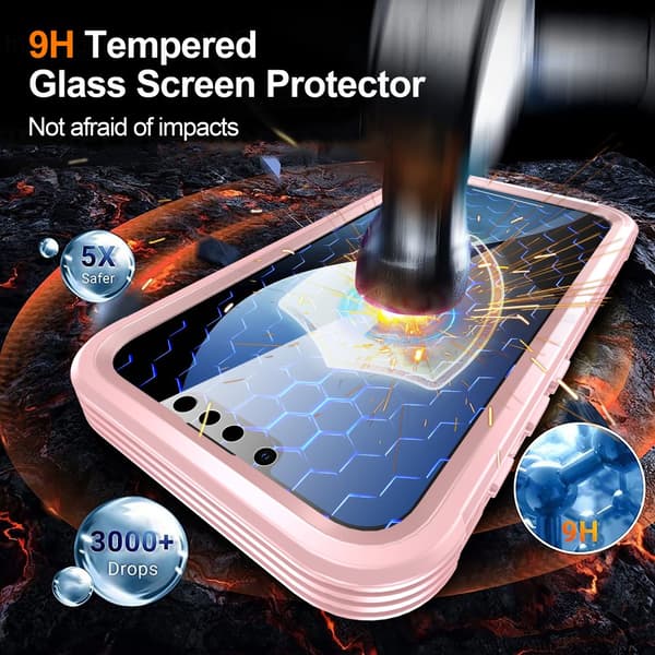 INF Skyddande iPhone 16E-skal med magnetisk trådlös laddning