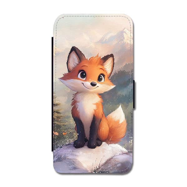 Suloinen Sarjakuva Kettu Matkapuhelinkotelo For iPhone X/iPhone XS