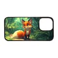 Miniatyrbillede 1 af 2: Sød Tegnefilm Ræv iPhone 15 Pro Mobiltelefon Dække
