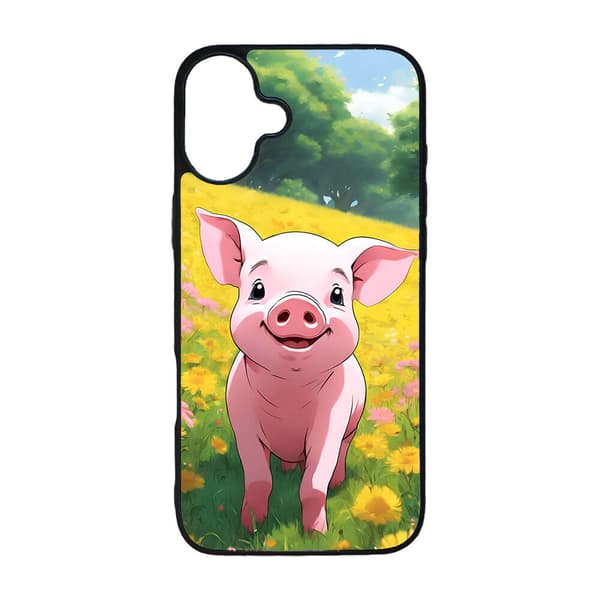 Suloinen Sarjakuva Sika iPhone 16 Plus Matkapuhelimen Kansi