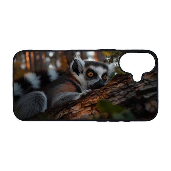 Dyr Lemur iPhone 16 Plus Mobiltelefon Deksel