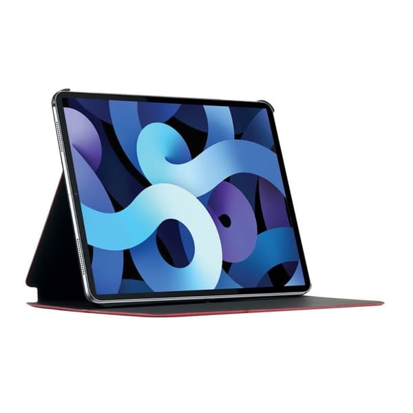 Fodral för iPad Air 5 10,9'' 2022 iPad Air 4 2020, Stötsäkert fodral, Stativfunktion, Auto Sleep/Wake, MOBILIS, Röd