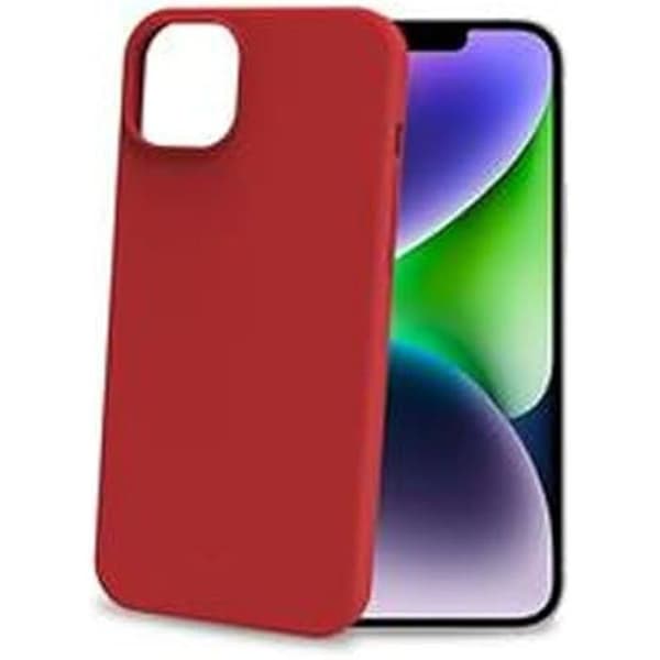 Mjuk fodral för iPhone 15 Plus - Celly - Svart - Mjuk skal - Slät yta - Syntetiskt material