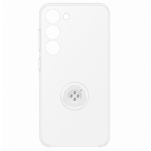 Samsung mobiltelefonfodral och fodral Transparent fodral med avtagbart stöd S23