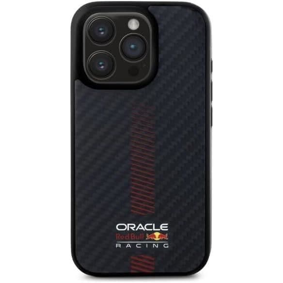 Skyddsfodral för iPhone 15 Pro Max 6,7 Svart Strömbar i kolfiber kompatibel med MagSafe
