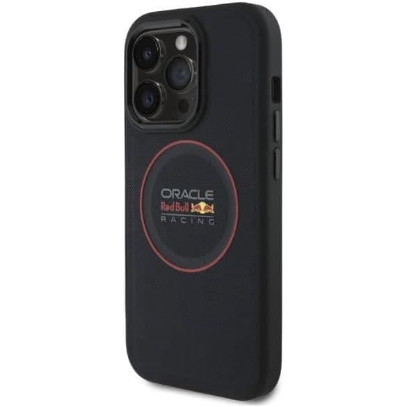 Etui för iPhone 14 Pro 6,1 Läder Marin Rödring Kompatibel med MagSafe