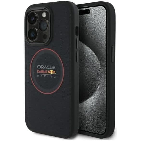 Etui för iPhone 14 Pro 6,1 Läder Marin Rödring Kompatibel med MagSafe