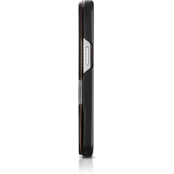 Elegant skyddande fodral för Apple iPhone 13 Mini 5,4 med äkta läder Mobiskin