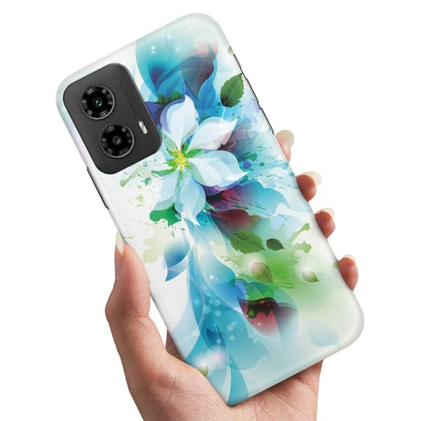 Motorola Moto G34 5G - Cover/Mobilcover Blomst