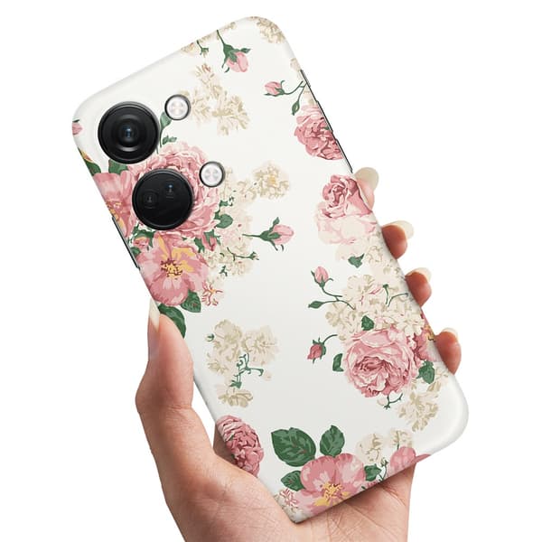 OnePlus Nord 3 5G - Kuoret/Suojakuori Retro Kukat